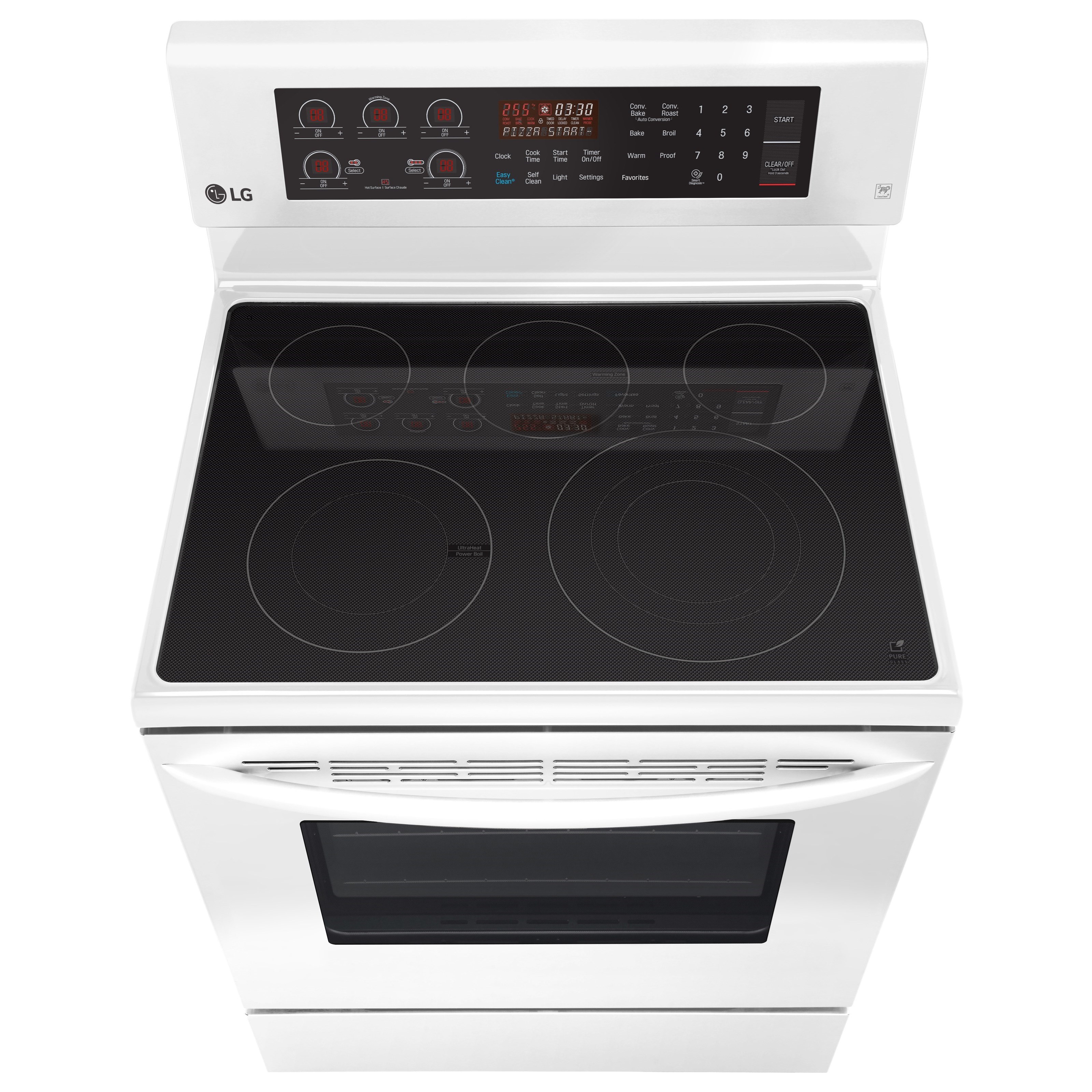 LG Appliances 6.3 cu. ft. Capacity Electric Single Oven Range with True